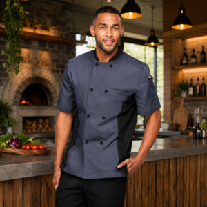 Men’s Short Sleeve Chef Coat